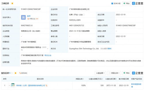 斯林姆在廣州成立科技公司，專注網絡與信息安全軟件開發